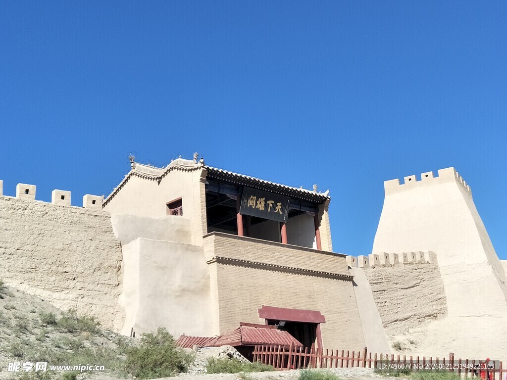 嘉峪关古老城楼