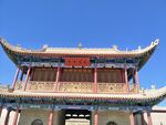 嘉峪关中式古建筑楼阁