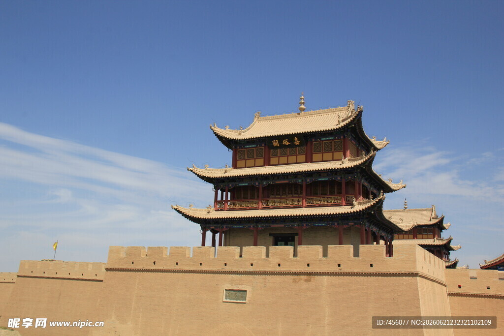 嘉峪关古建筑景观
