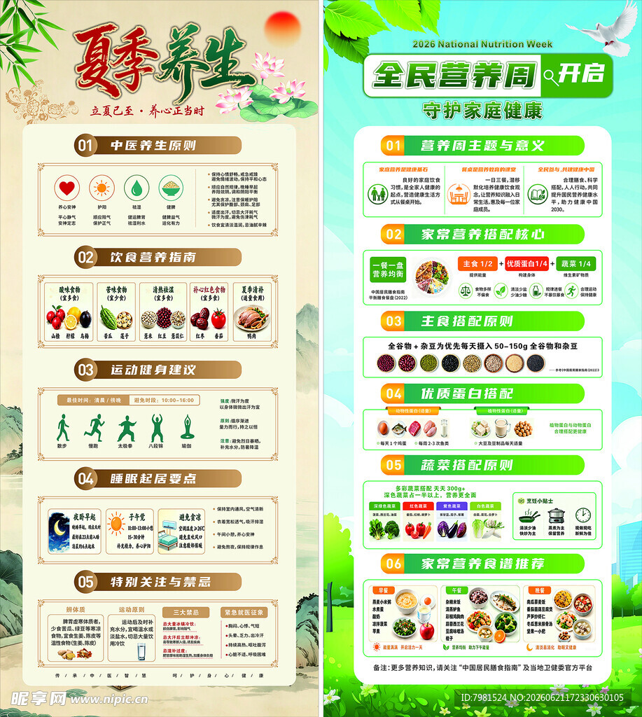 春季养生知识宣传页