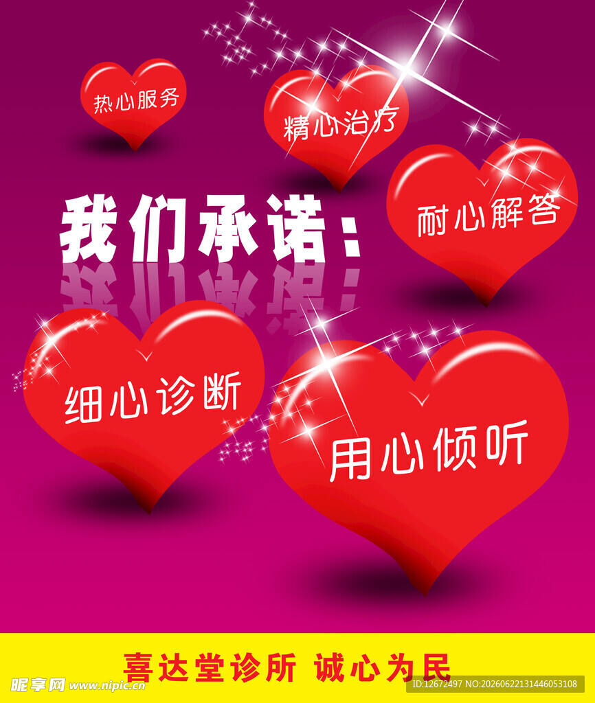 医疗承诺贴心倾听与诊断