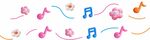 多彩音乐元素装饰图案