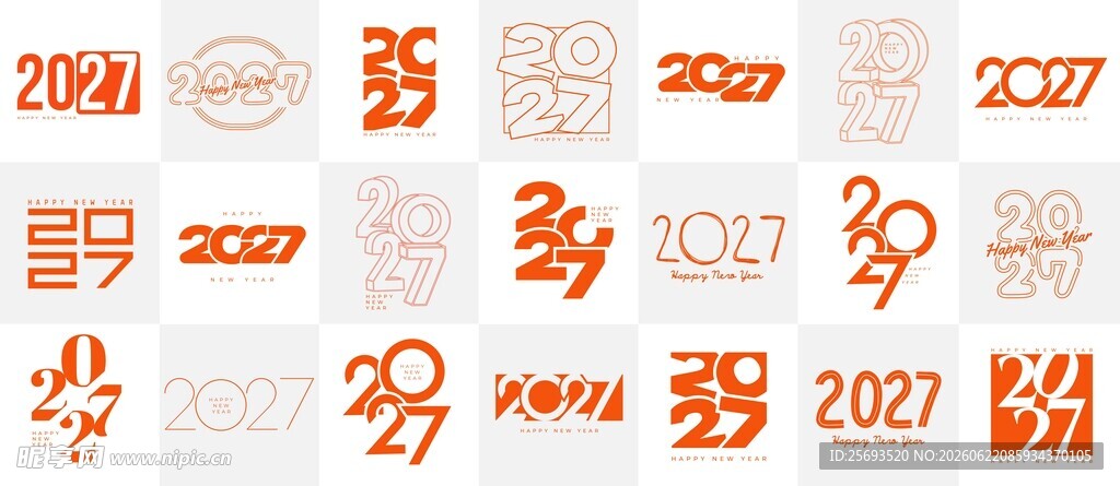 2027 字体合集