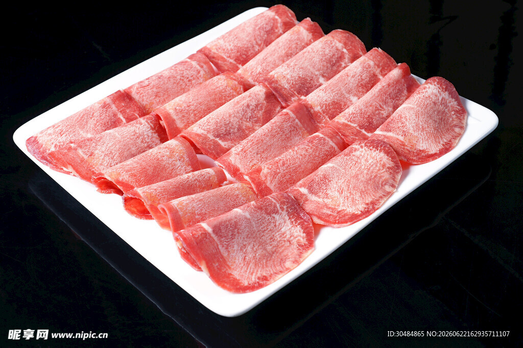 新鲜切片猪肉