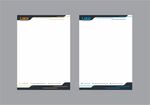 商务信纸便签模板