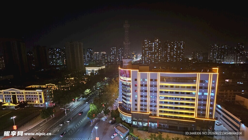 山西省晋城夜色