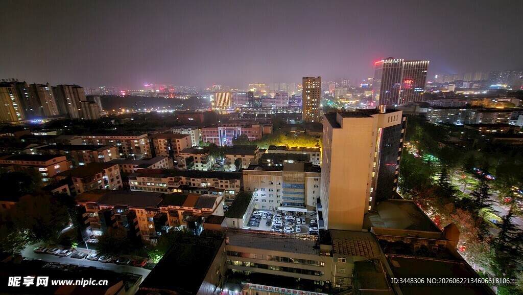 山西省晋城市夜色