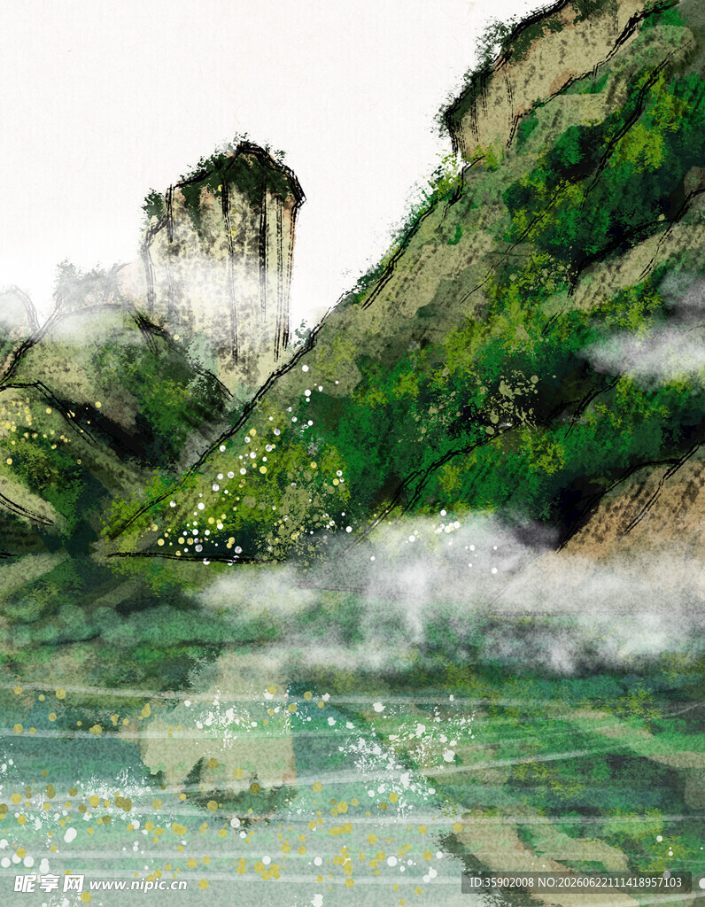 奇幻山水间的神秘自然景观