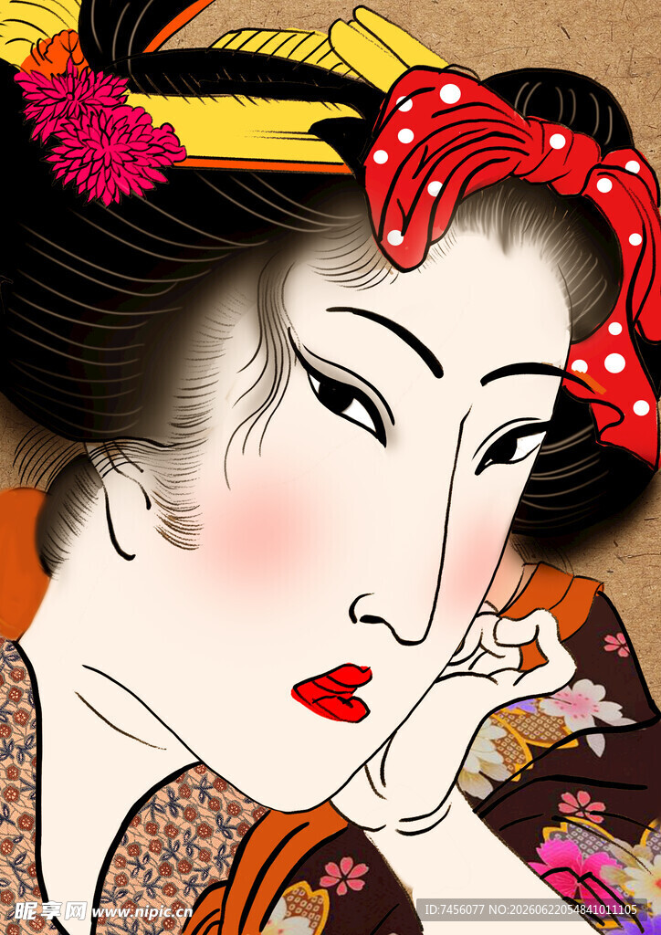 艺伎风情古典优雅之美