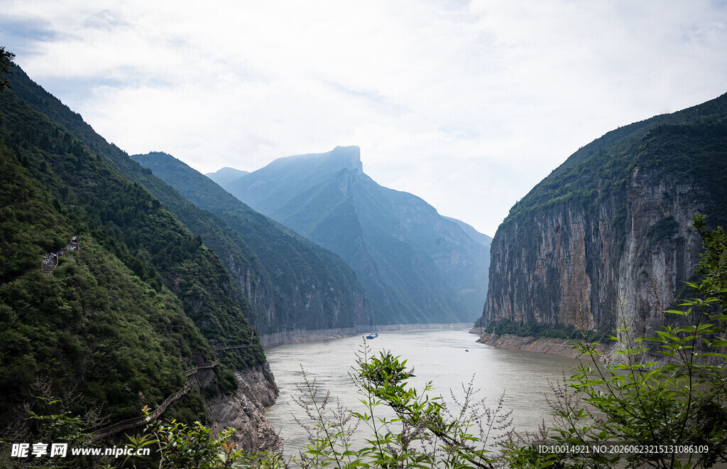 瞿塘峡 壮丽山河长江峡谷景观