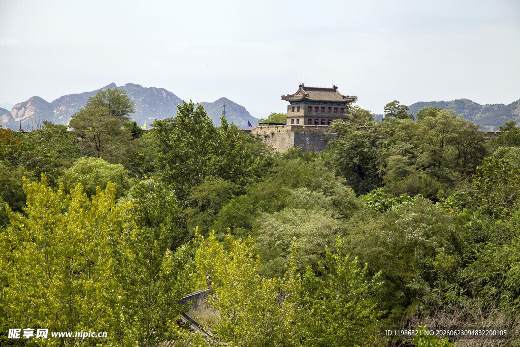 山林中的古建筑景观