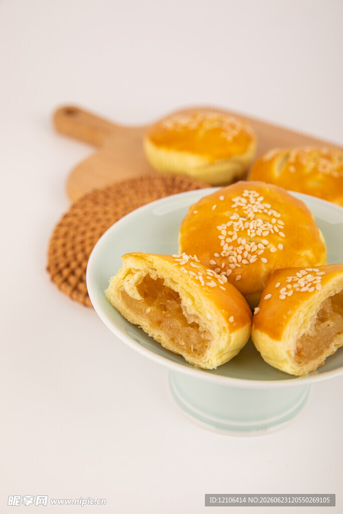 美味老婆饼色泽诱人
