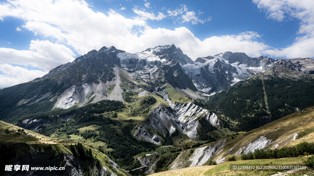 壮丽高山风景