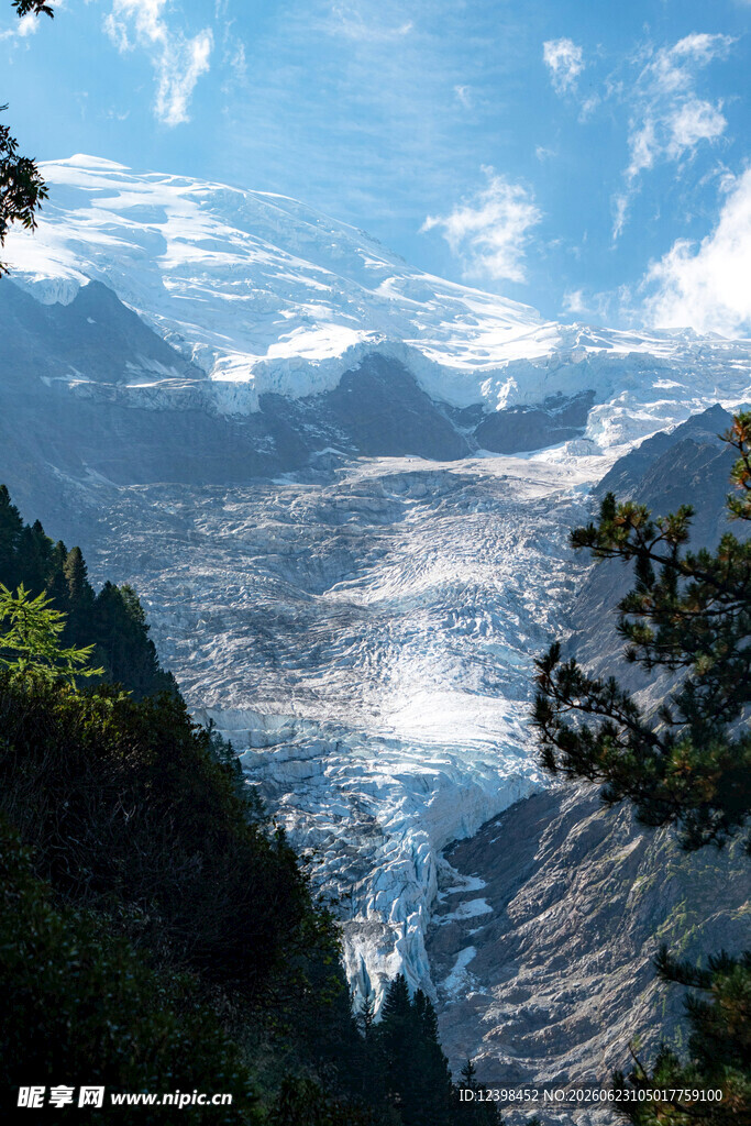 壮丽山谷冰川美景