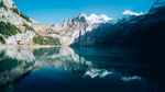 高山湖泊美景