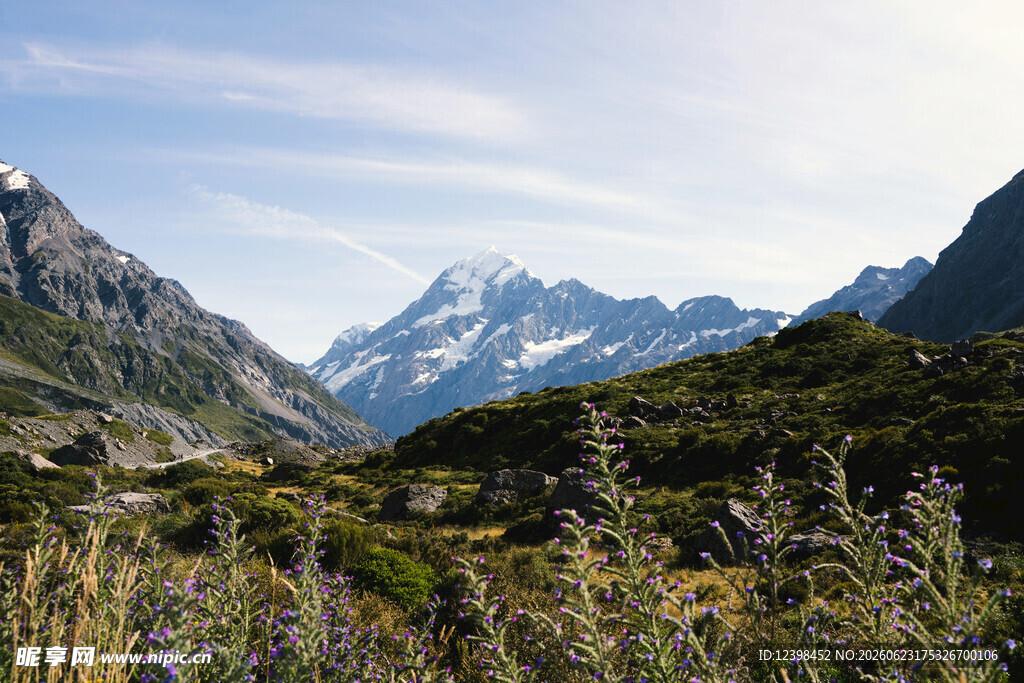 壮丽山间美景