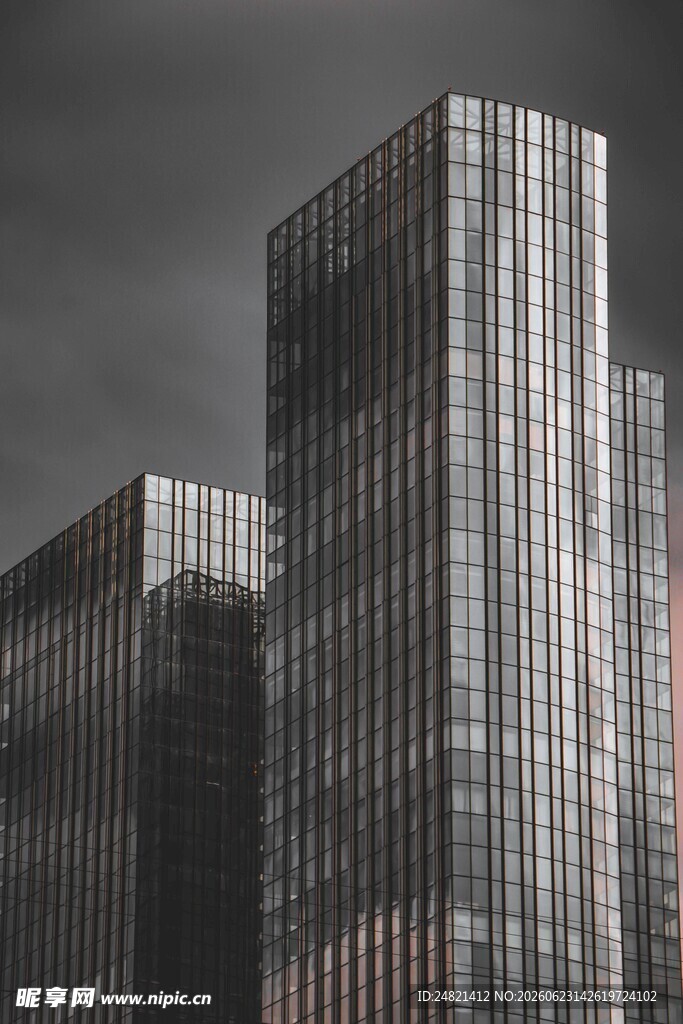 现代都市摩天大楼景观