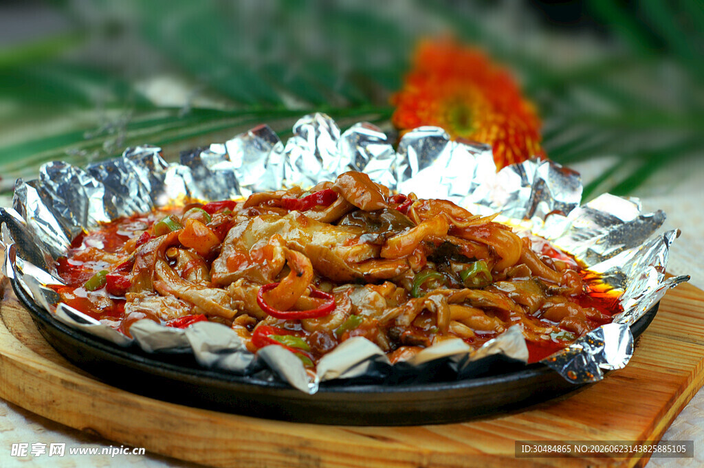 铁板海鲜炒饭