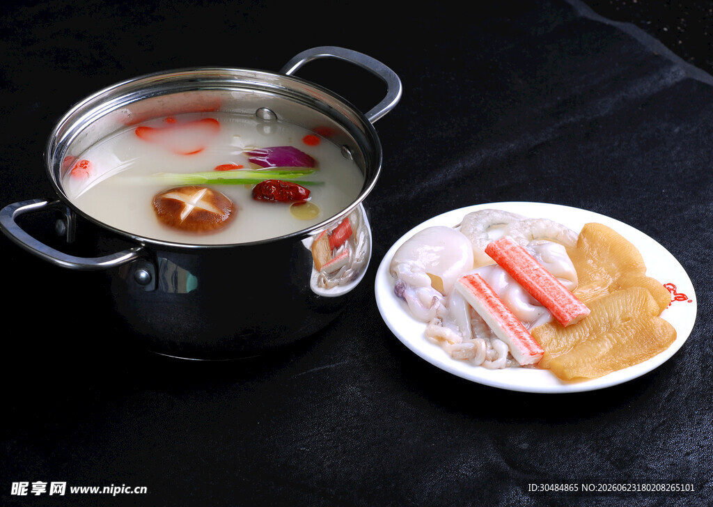 美味火锅食材与配菜