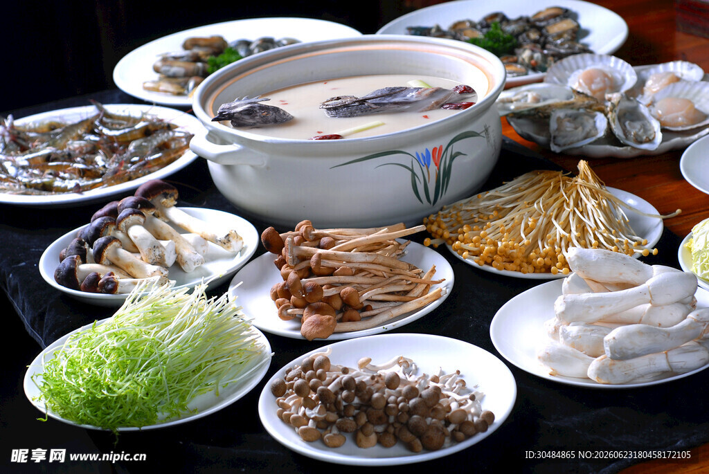 丰盛火锅食材大集合