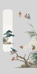 中国风山水风景古风画