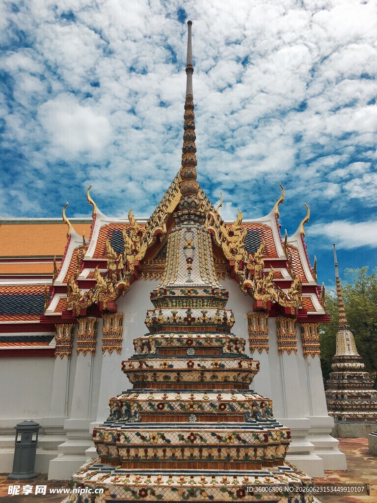 泰国寺庙建筑精美景观