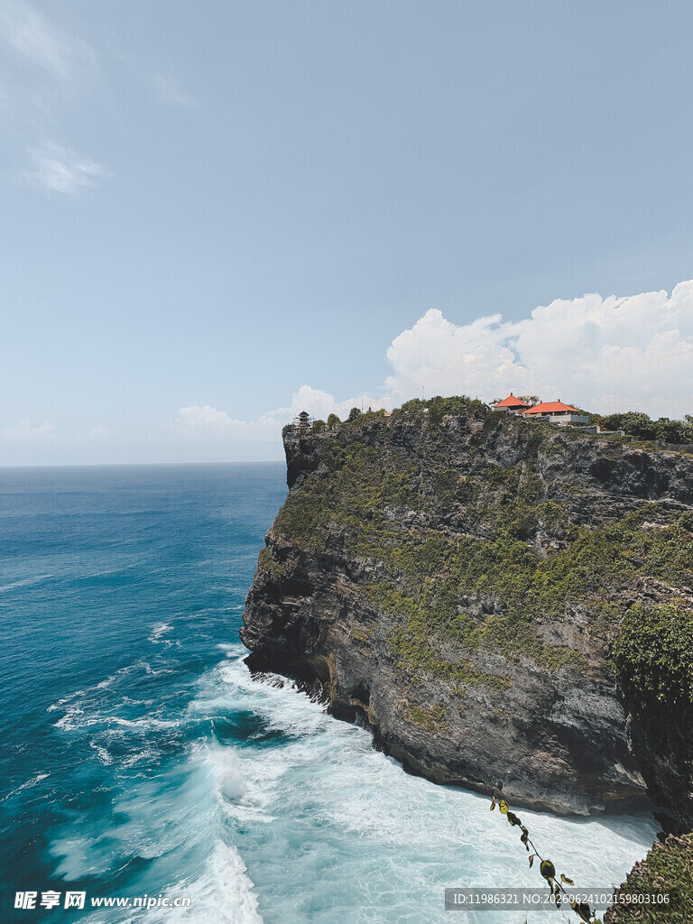 巴厘岛壮美悬崖海景