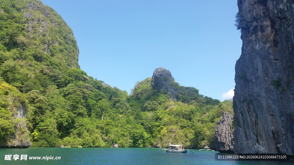 秀丽山水间的自然美景