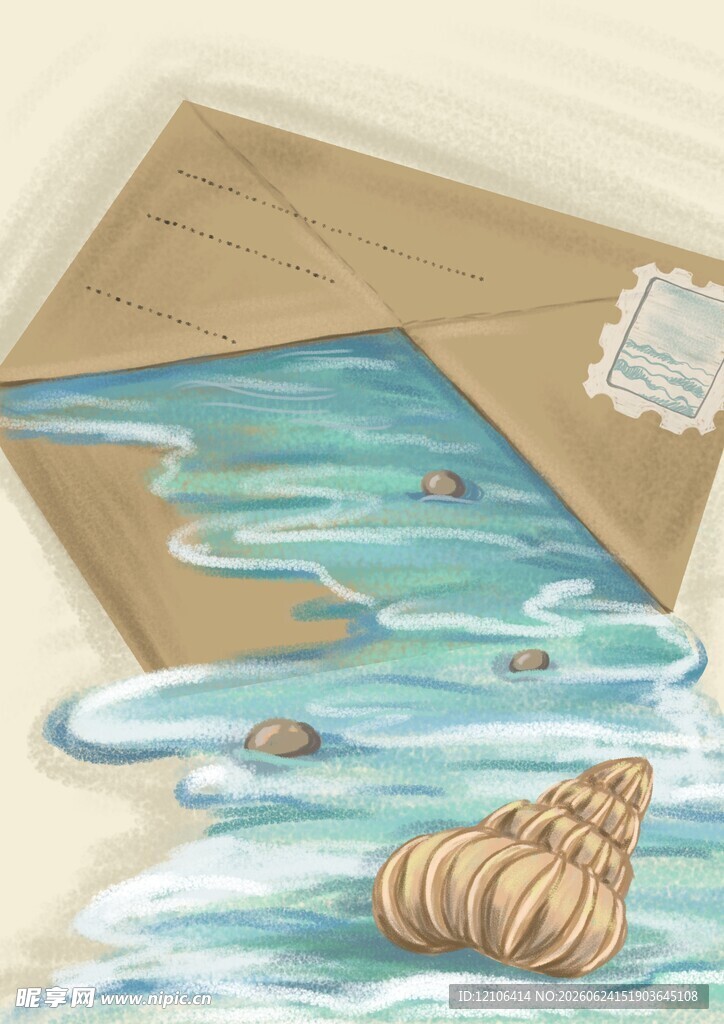室内涌入海水与贝壳景象