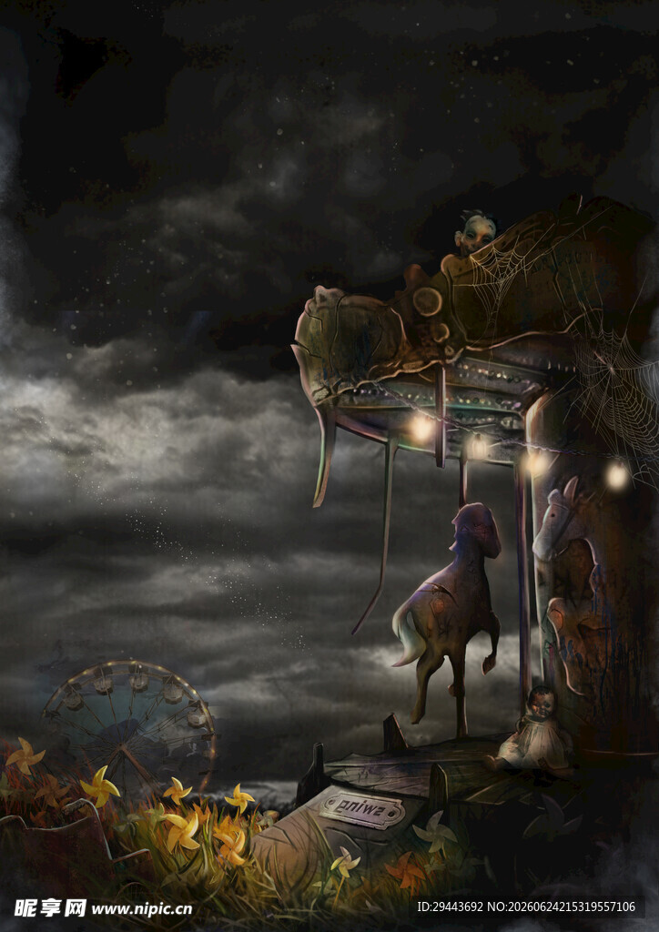 神秘雨夜中的奇幻小屋