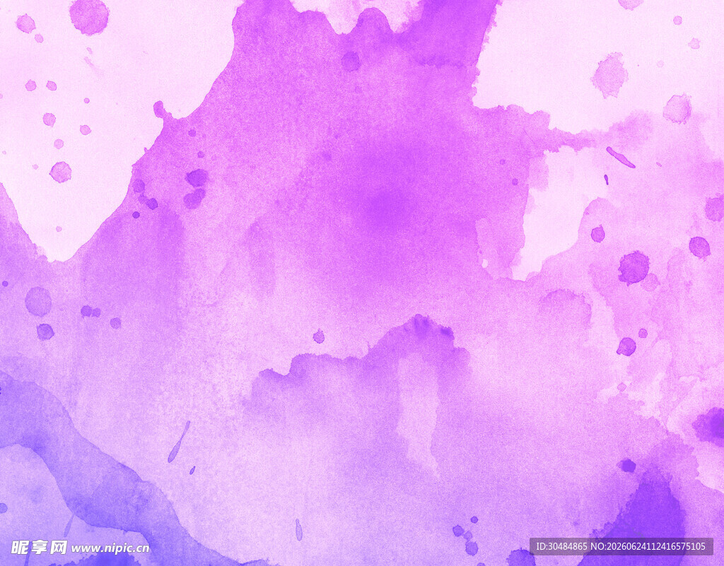 梦幻紫色水彩背景