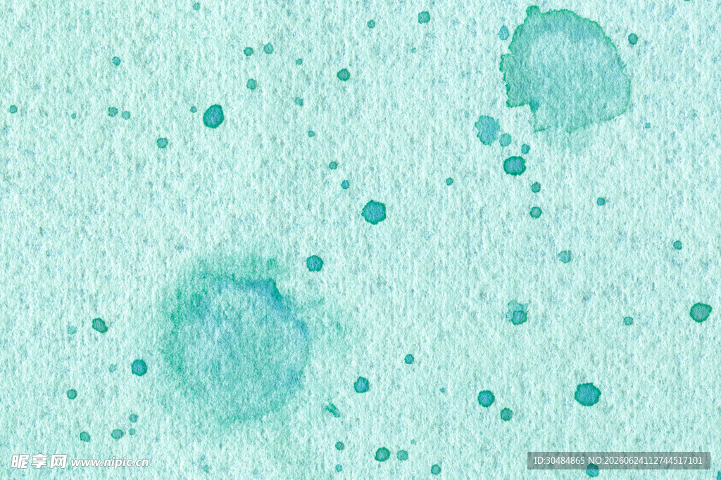 淡青色水彩墨渍纹理背景