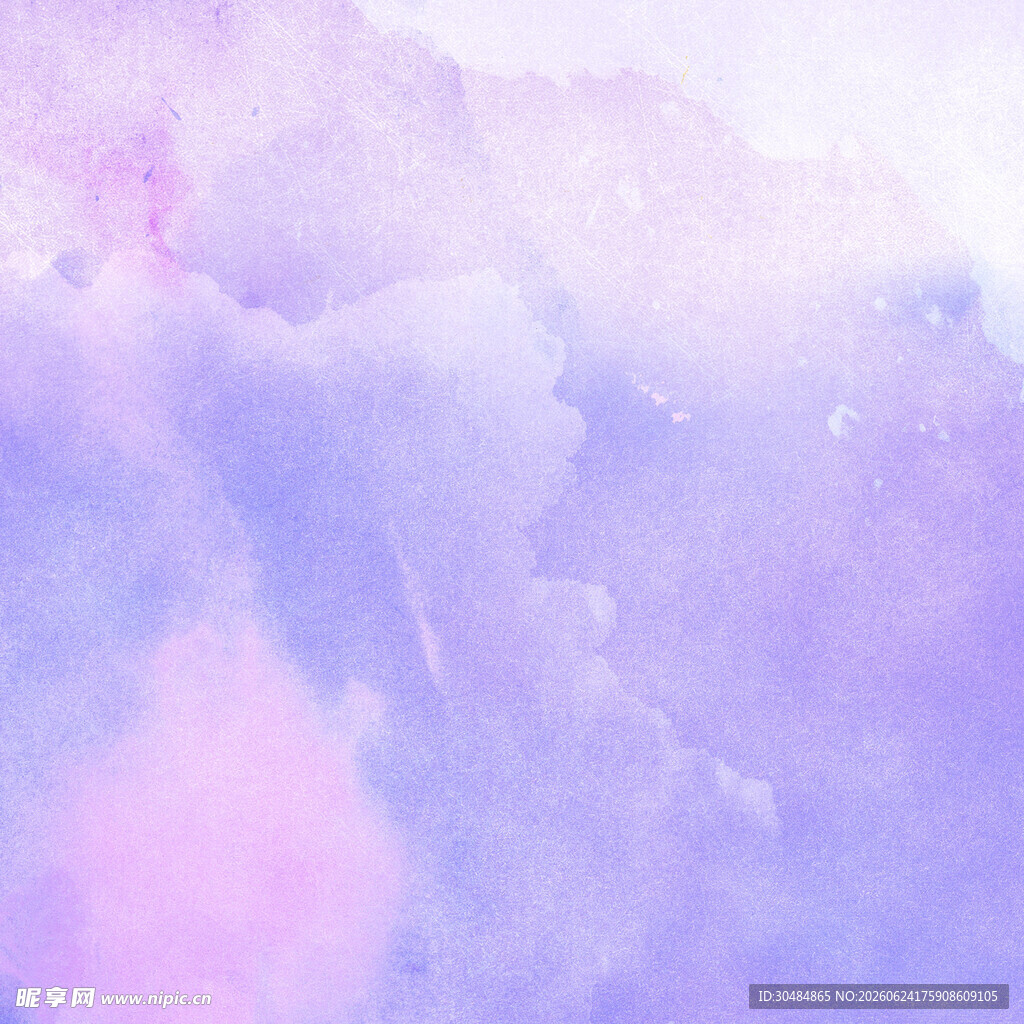 梦幻淡紫水彩背景