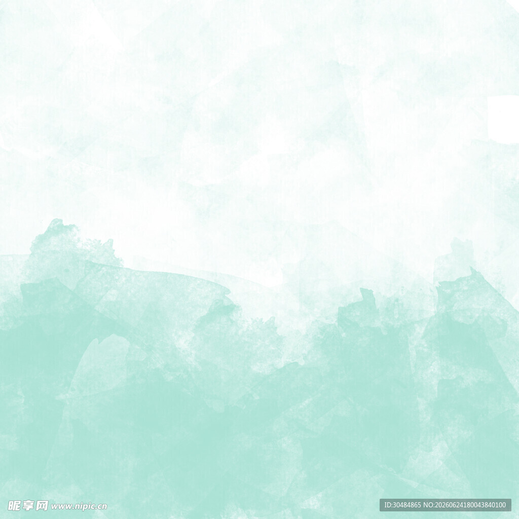 淡绿色水彩背景纹理