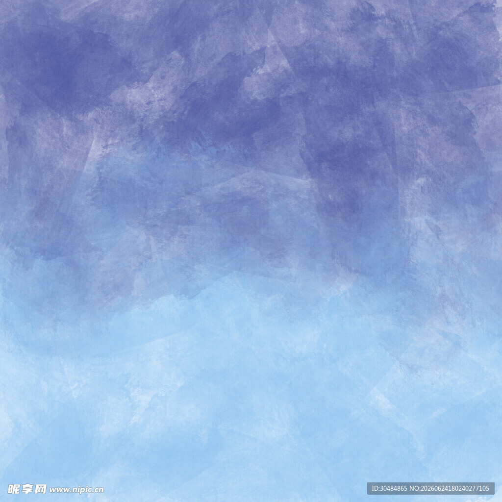 梦幻蓝紫色渐变水彩背景