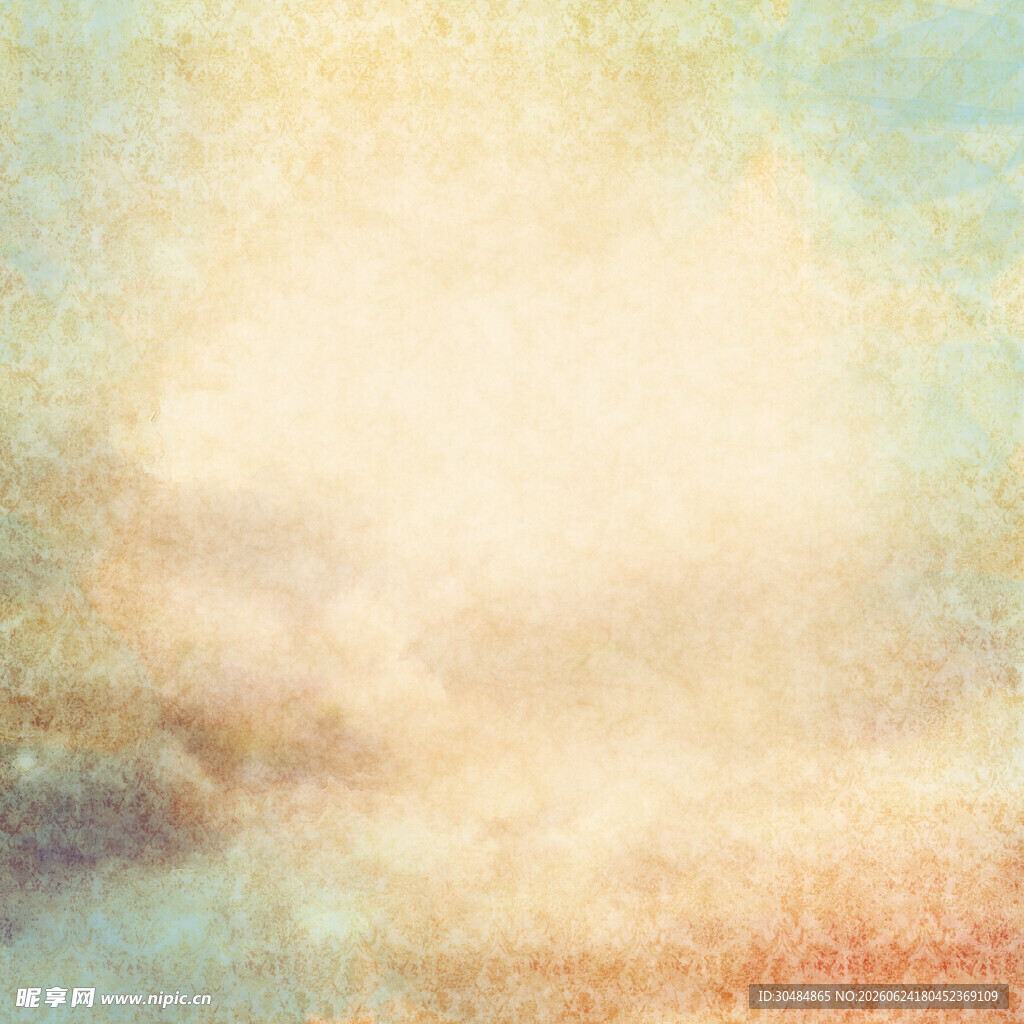 梦幻复古风天空背景图
