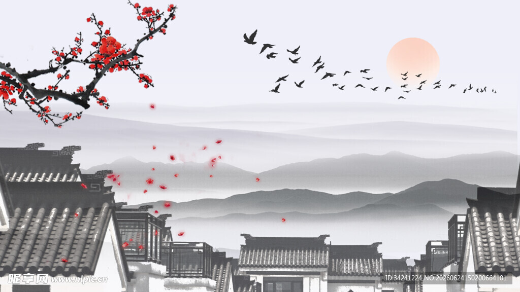 中式古韵山水庭院景观