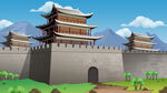古代城楼景观