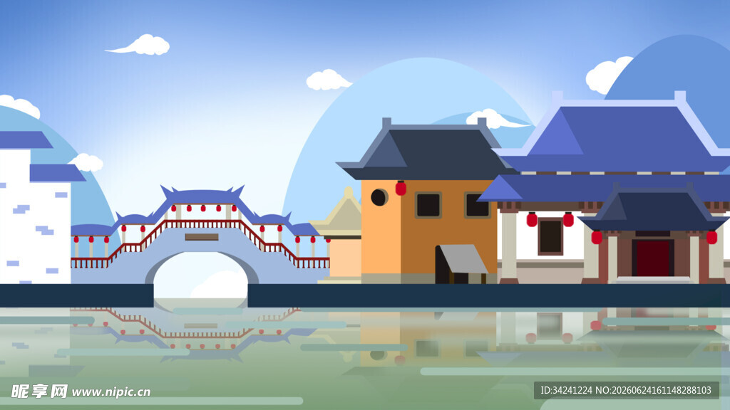 古风建筑景观图