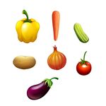 卡通蔬菜合集