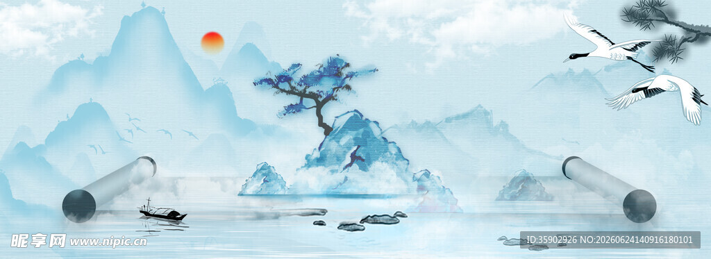 冰雪世界中的奇幻机械景观
