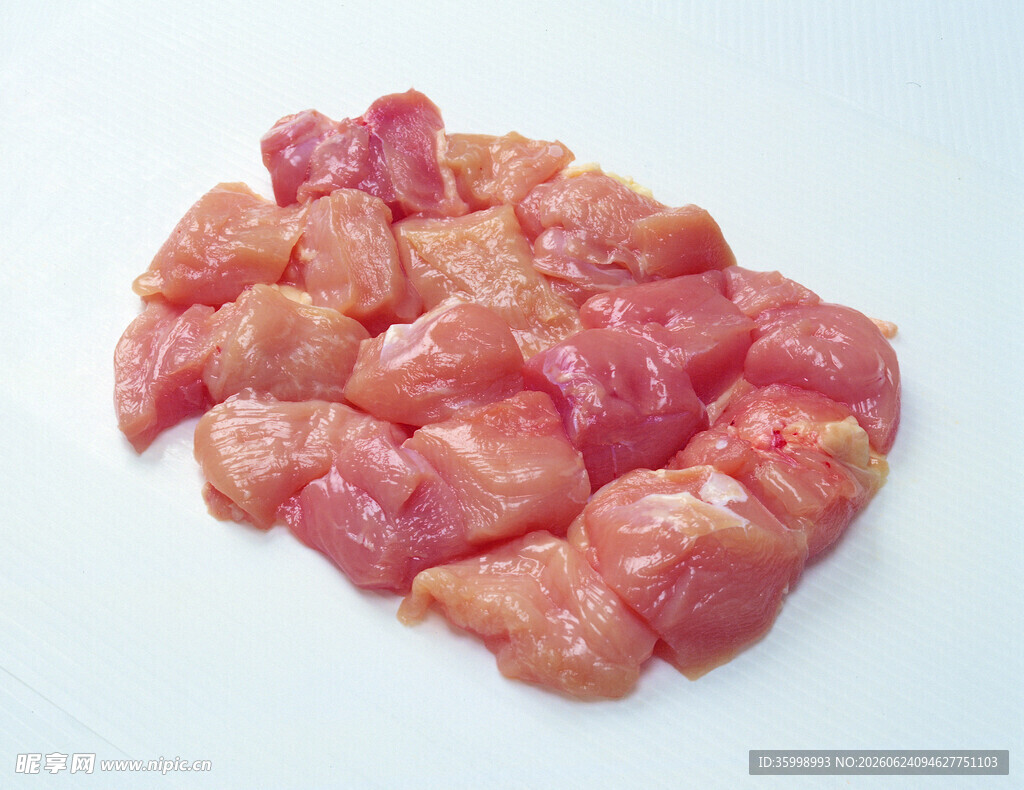 新鲜切块生肉