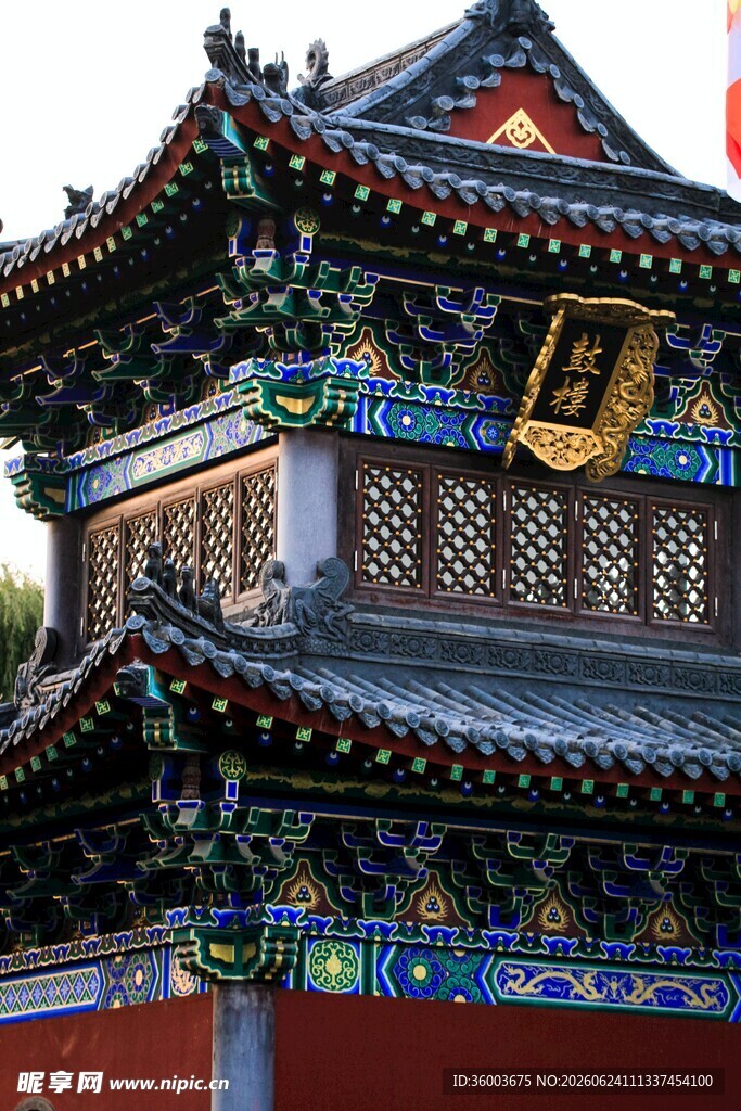 中式古建筑一角