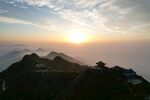 华蓥山宝鼎夕阳