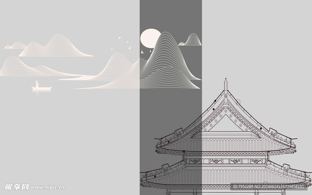 中式古建筑尽显传统韵味