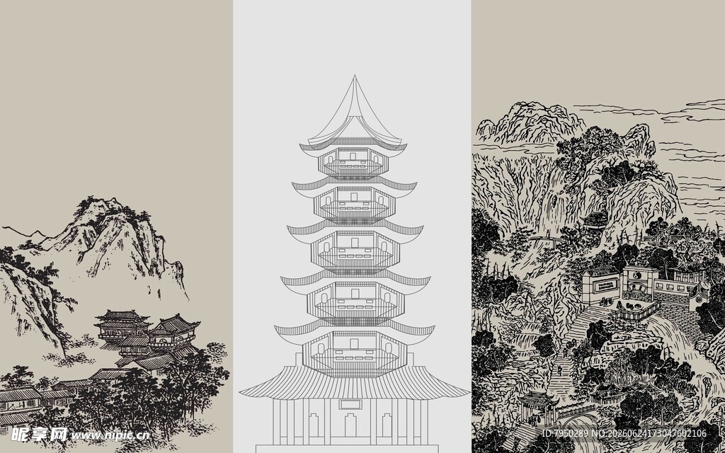 中式古建筑风景线