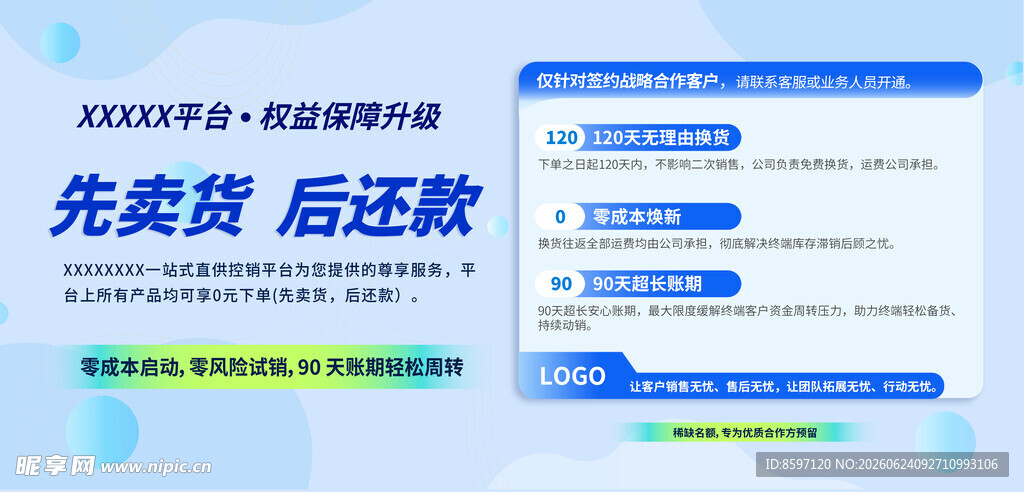 服务政策海报