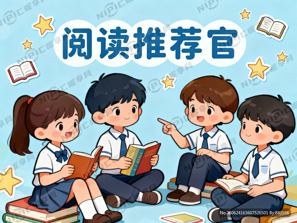 标题：阅读推荐官  加一点装饰