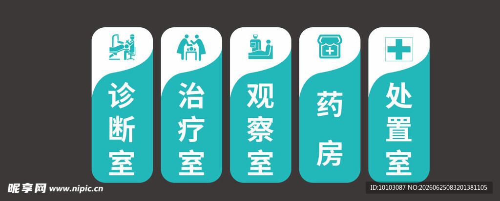 医院科室指示牌