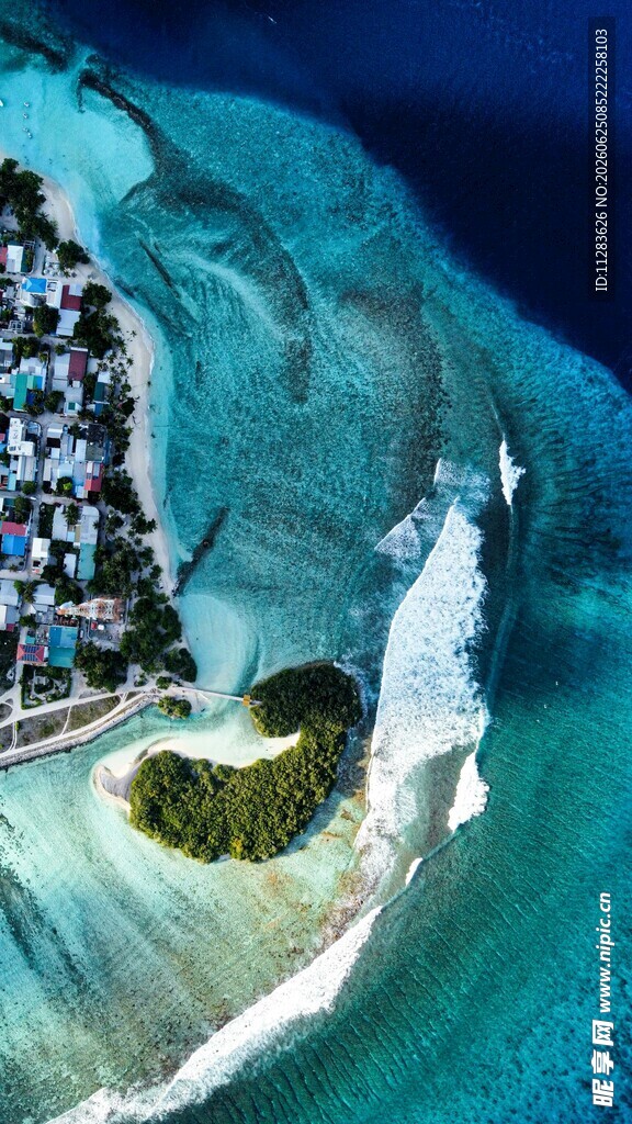梦幻海岛海岸线风光